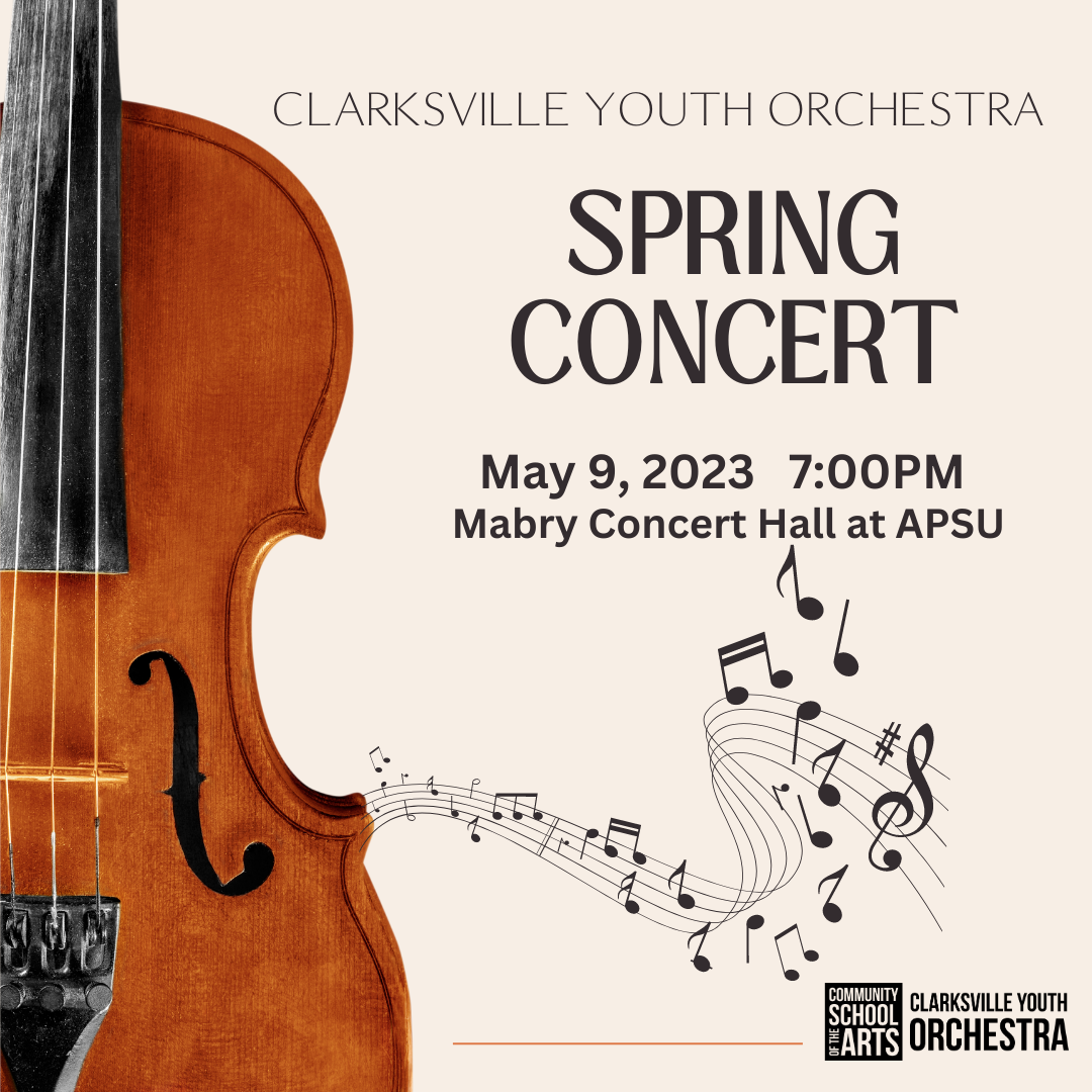 Youth Orchestra Spring Flyer 