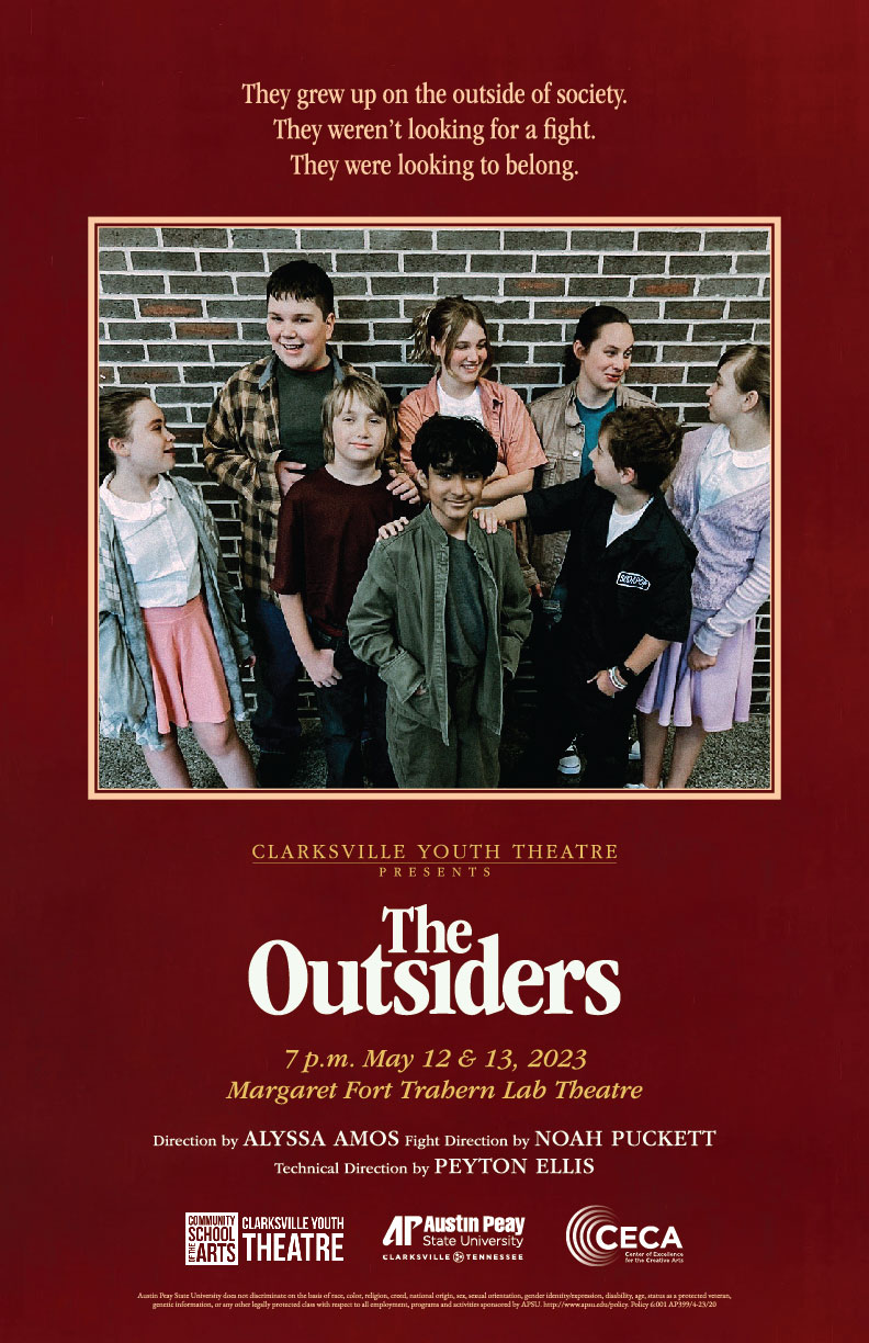 The Outsiders flyer.