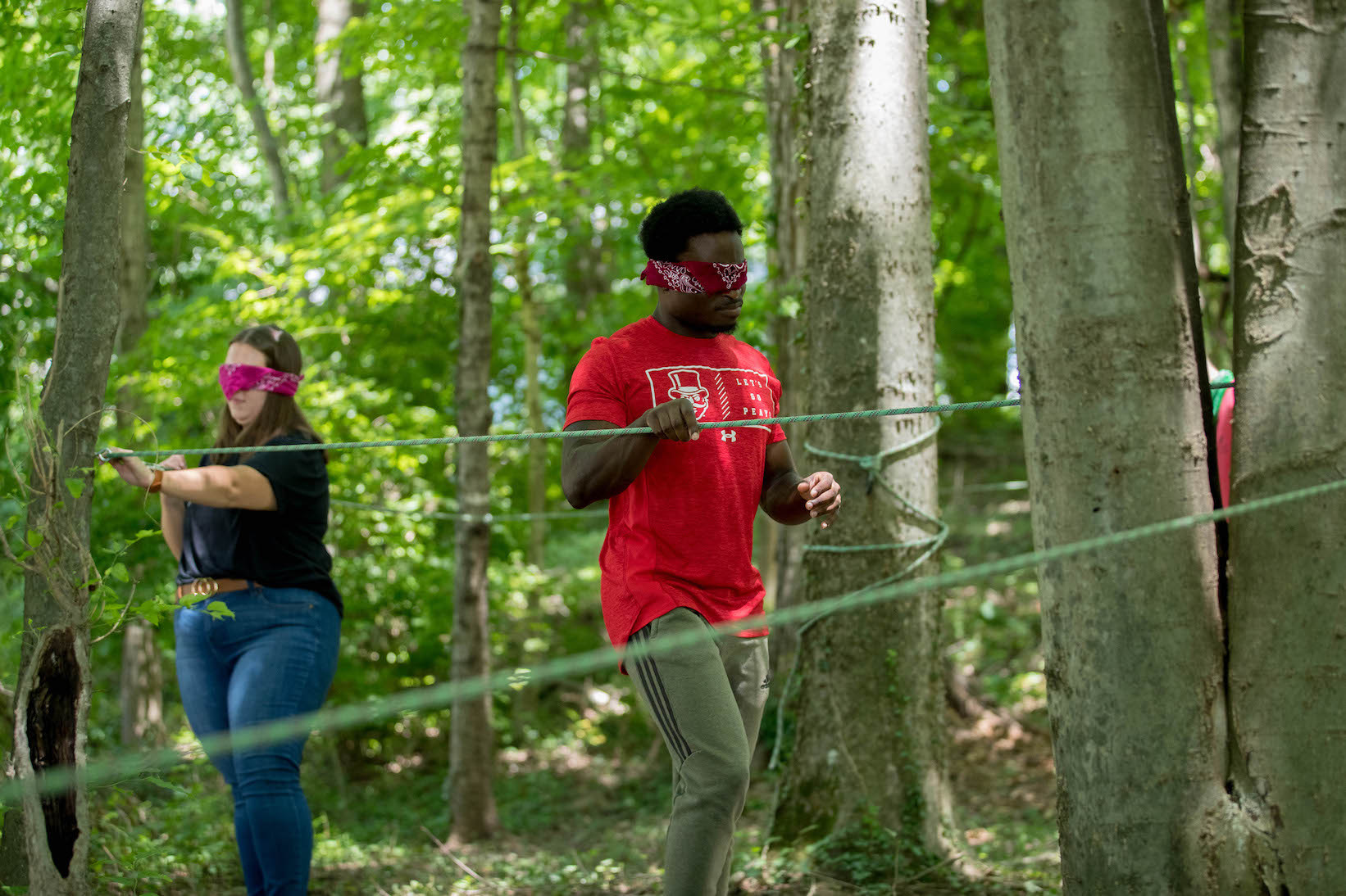 APSU's Govs Outdoors creates teambuilding ropes course