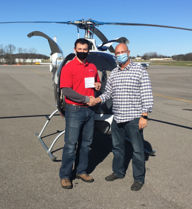 Austin Peay State University’s new aviation science program has reached a new milestone – six students in the program have earned their private pilot helicopter certificates. And other students in the program are in line to do the same. Samuel Nicholas earned his private pilot helicopter certificate in mid-November. In doing so, he became the first student to earn the certificate in Austin Peay’s aviation science program, which launched last year as the state’s first helicopter flight school that awards bachelor’s degrees. Five aviation science students have since joined him. They are Jerry Gray, Daniel Hendrix, Ryan Erb, John Alden and Kristina Fish. Three others could earn their private pilot certificates soon, said Charles Weigandt, the program’s director and chief pilot. Fish announced her achievement on Facebook, telling her friends and family, “I set out on the journey to become a helicopter pilot over five years ago, and it’s been a long journey to get here, but I’m FINALLY licensed! A huge thank you to APSU’s program and to everyone who helped me along the way!” The students completed their private pilot labs in the program during the summer and fall. They accumulated almost 40 hours of flight time in the labs. By the time they earn their bachelor’s degrees, they’ll have had more than 165 hours in flight, including instrument flight labs, commercial flight labs and certified flight instructor labs. With the bachelor’s degree, students can pursue careers including flight instruction, aerial tourism and charter operations. The program helps veterans, Fort Campbell pilots and civilians learn flight skills and academics taught in a recently renovated aviation facility at Clarksville Regional Airport. They receive a well-rounded undergraduate education and the ability to earn FAA commercial pilot and flight instructor certification. The program has approval for veterans training and Department of Education Title IV funding. To learn more • To read more about why Gray, Erb and Fish’s entered the program, click here. • For more about aviation science at Austin Peay, go to https://www.apsu.edu/engineering-technology/aviation-science.php.