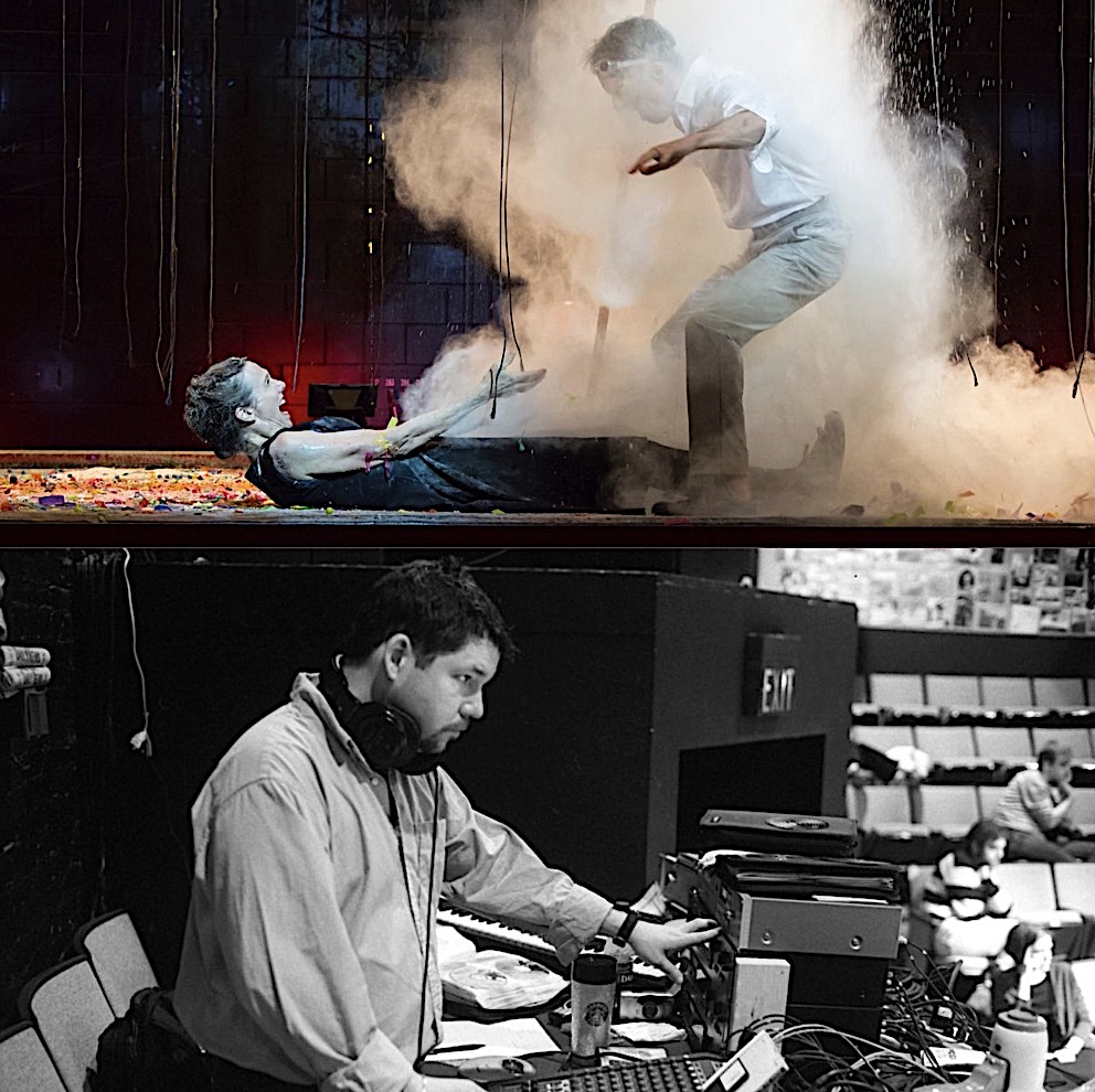 Above: Founding SITI Company members Ellen Lauren and Will Bond. Below: SITI Company sound designer Darron West. | Photos courtesy of SITI Company