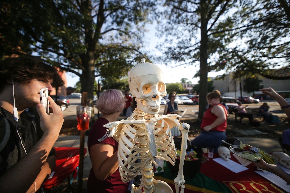About 15 Austin Peay College of STEM student clubs gathered at a recent cookout to show off for prospective members. See photos and video from the event here.