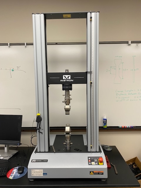 Instron tensile tester