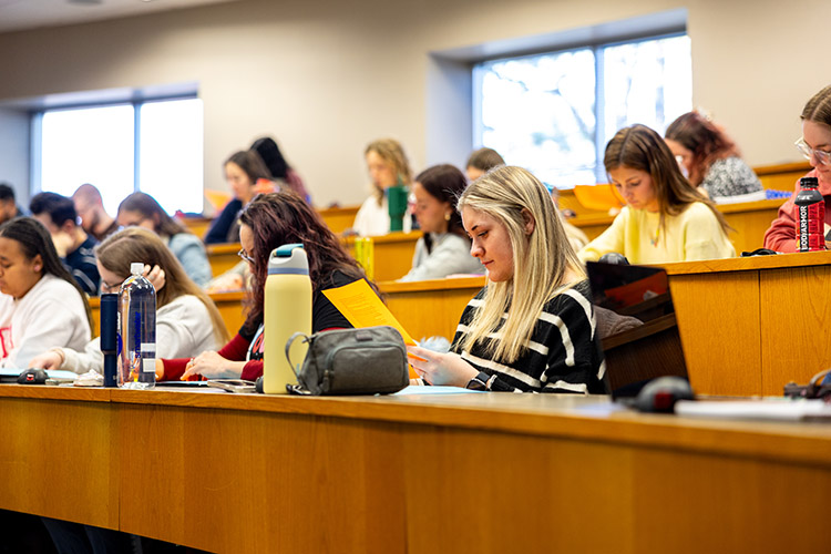 Teacher candidates engage in Observational Model training during the Student Teacher Orientation.