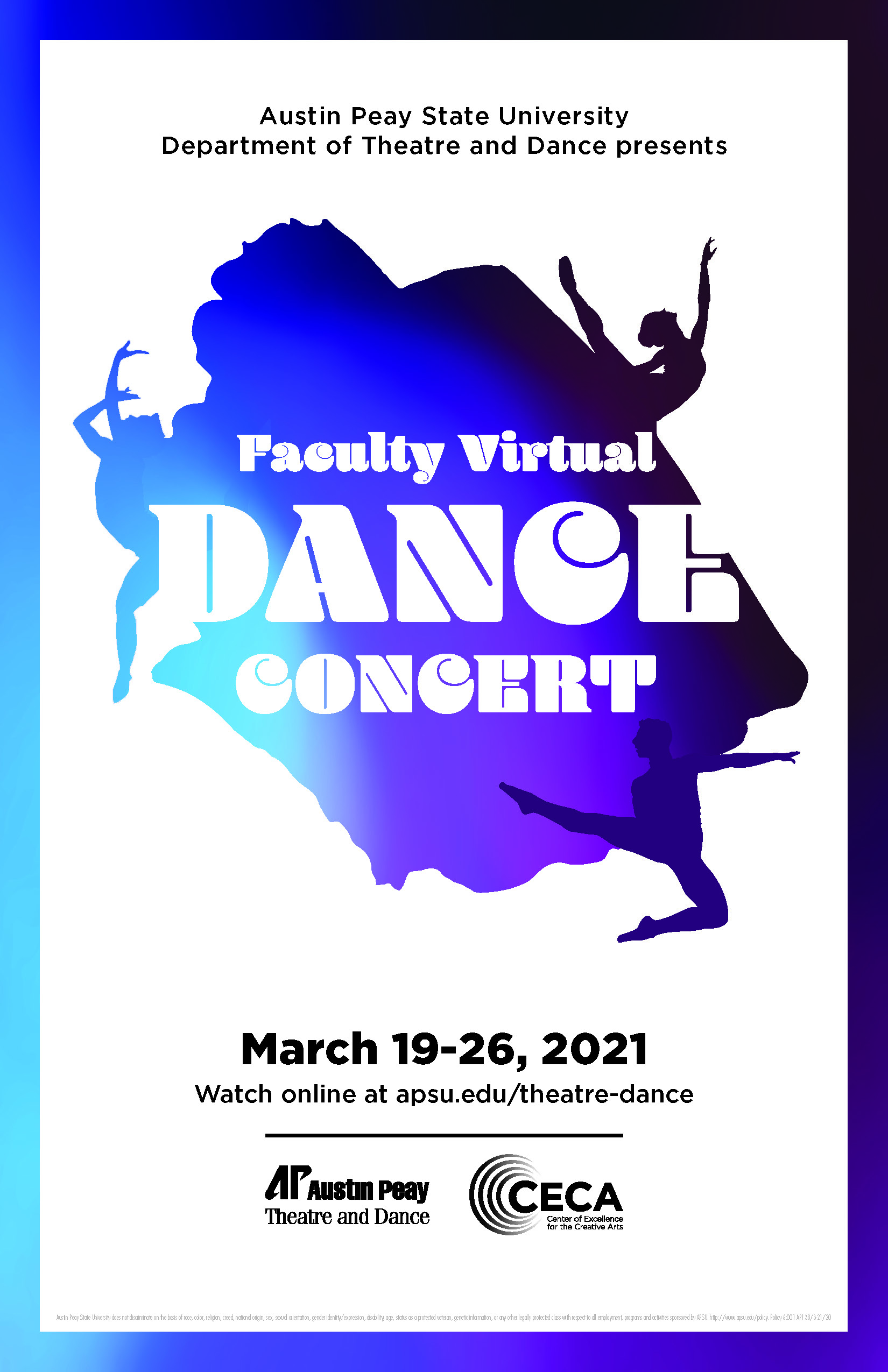 2021 Dance Concert Virtual Poster