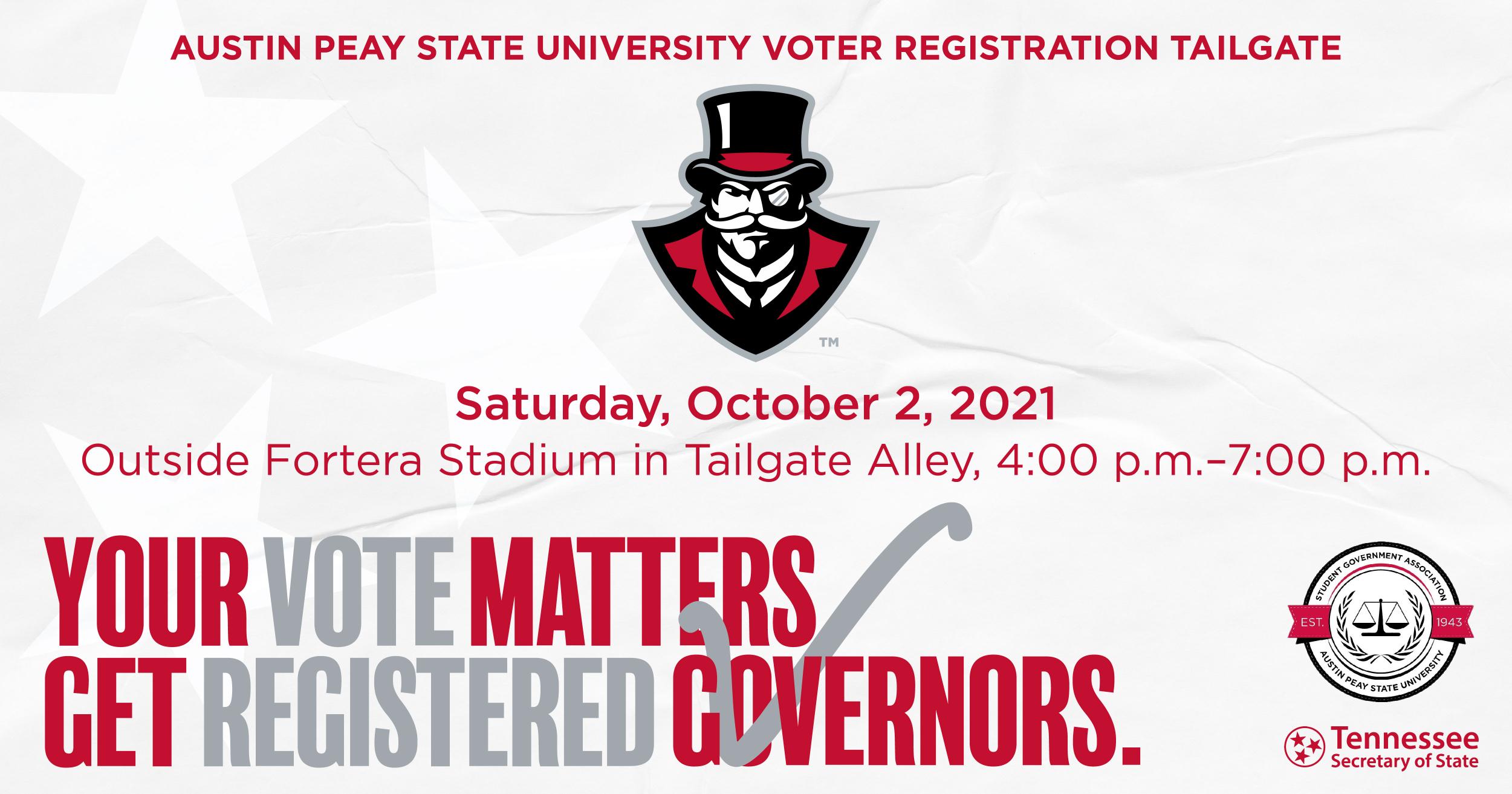 Your Vote Matters tailgate