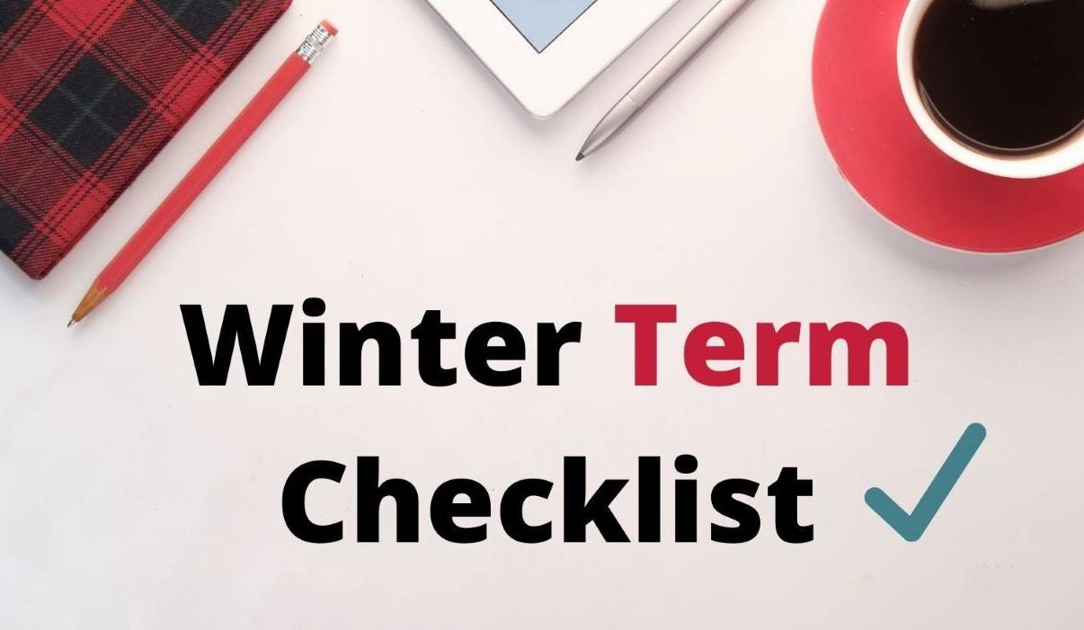 winter term checklist 2021