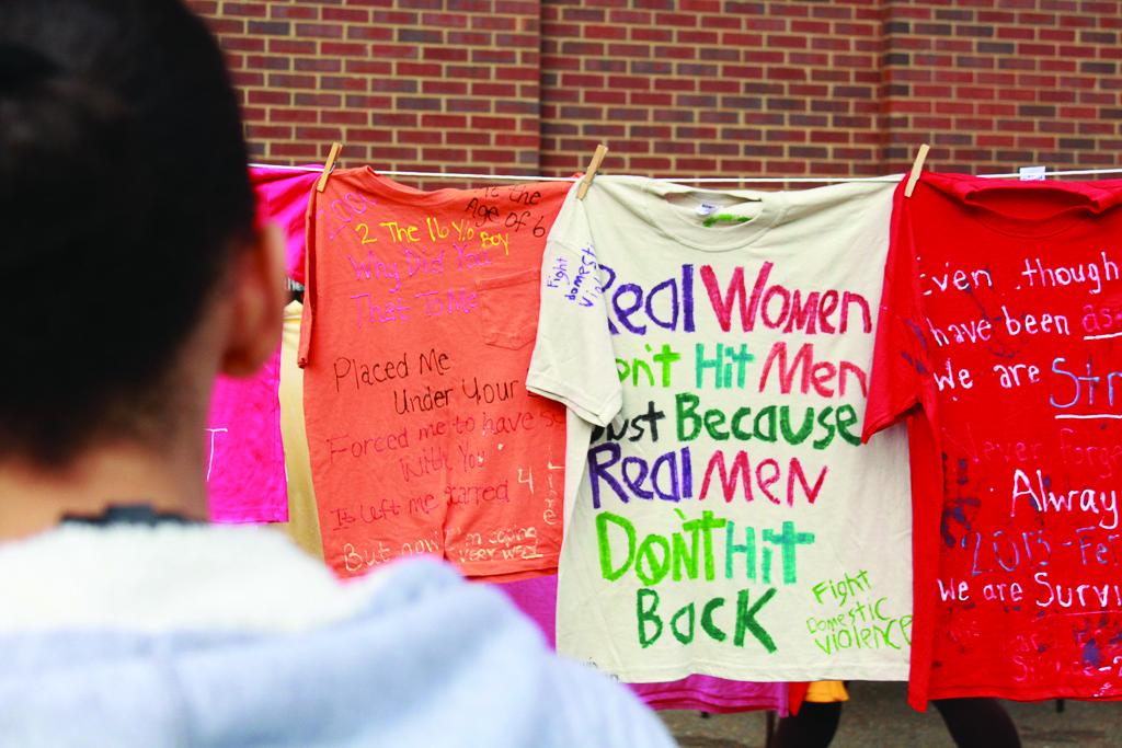 Clothesline project